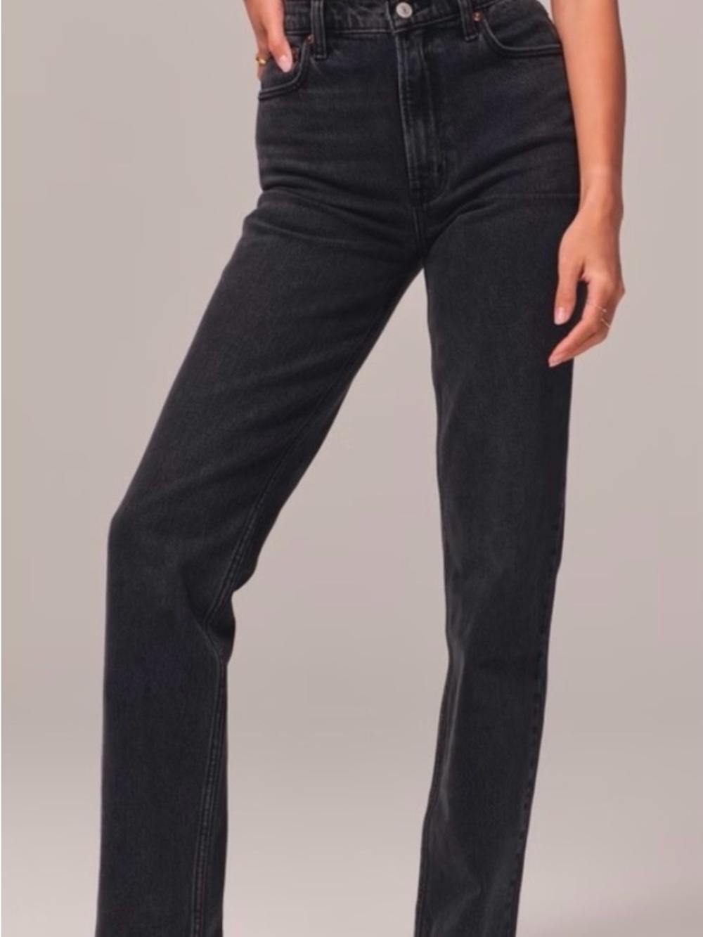 J.Crew Vintage Straight 12”High-Rise Straight Leg Jeans - Black size 30